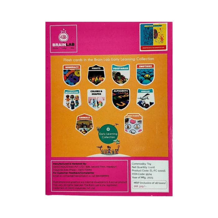 The Brain Lab Alphabets Flash Cards for Kids - Image 2