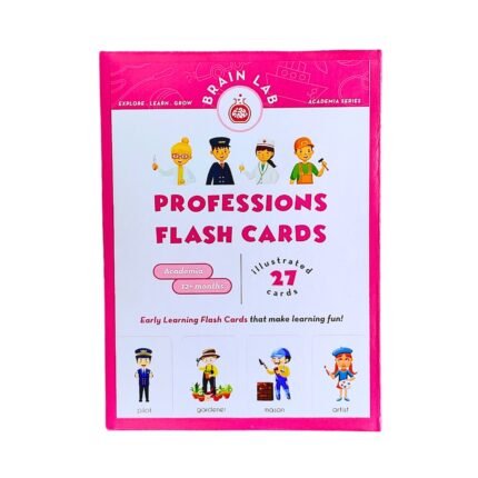 The Brain Lab Profession Flash Cards for Kids