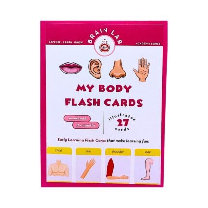 The Brain Lab Body Parts Flash Cards for Kids