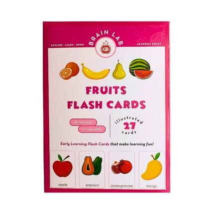 The Brain Lab Fruits Flash Cards for Kids