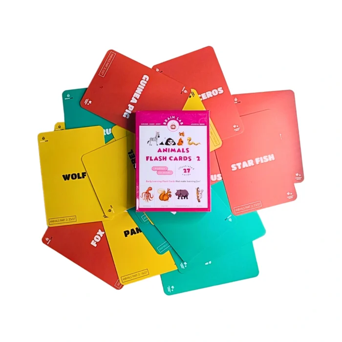 The Brain Lab Animal Flash Cards for Kids - 2 - Image 5