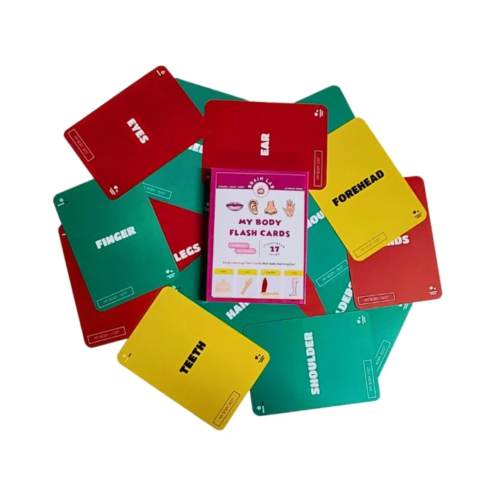The Brain Lab Body Parts Flash Cards for Kids - Image 6