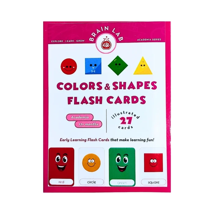 The Brain Lab Colors & Shapes Flash Cards for Kids - Image 1