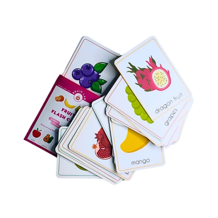 The Brain Lab Fruits Flash Cards for Kids - Image 3