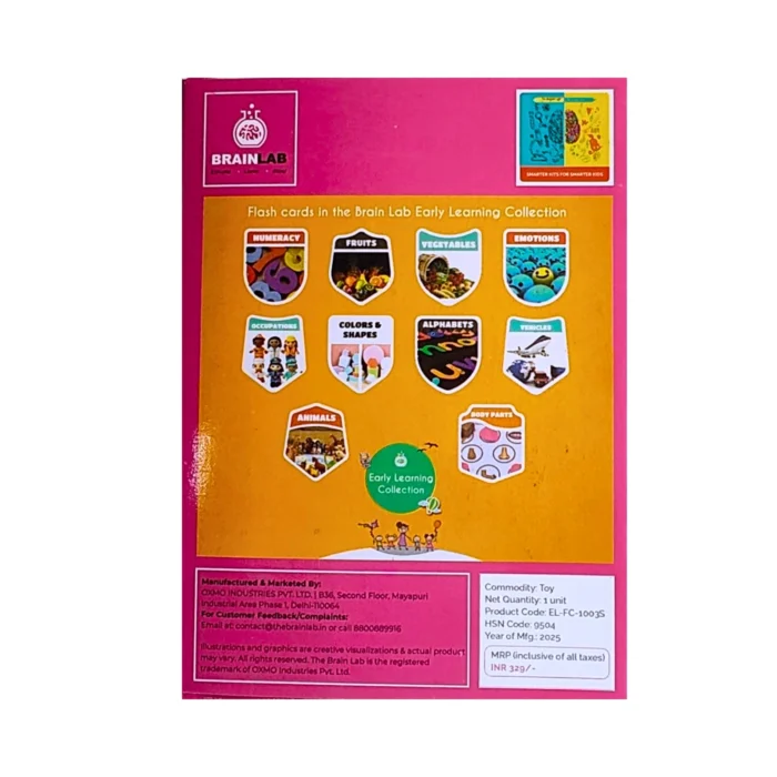 The Brain Lab Fruits Flash Cards for Kids - Image 2