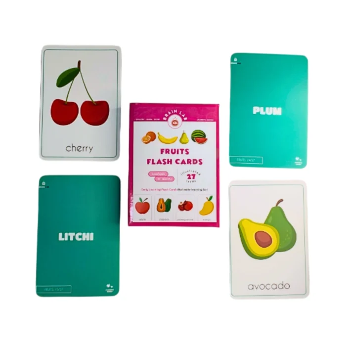 The Brain Lab Fruits Flash Cards for Kids - Image 5