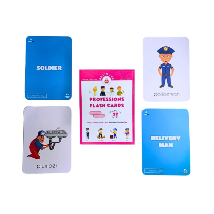 The Brain Lab Profession Flash Cards for Kids - Image 4